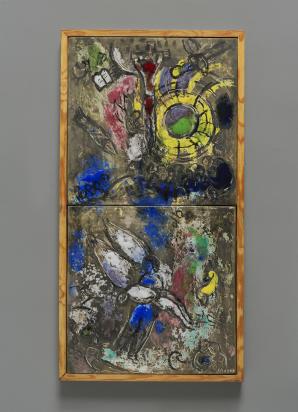 La Création de l'Homme, 1959, Ceramic by Marc Chagall